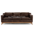 Worthington Oxford Brown Kulit sofa